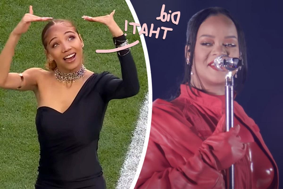 rihanna super bowl interpreter video